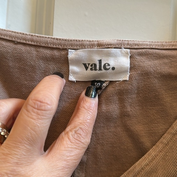 Vale Denim Playsuit Overalls Sz6 - Picture 7 of 8